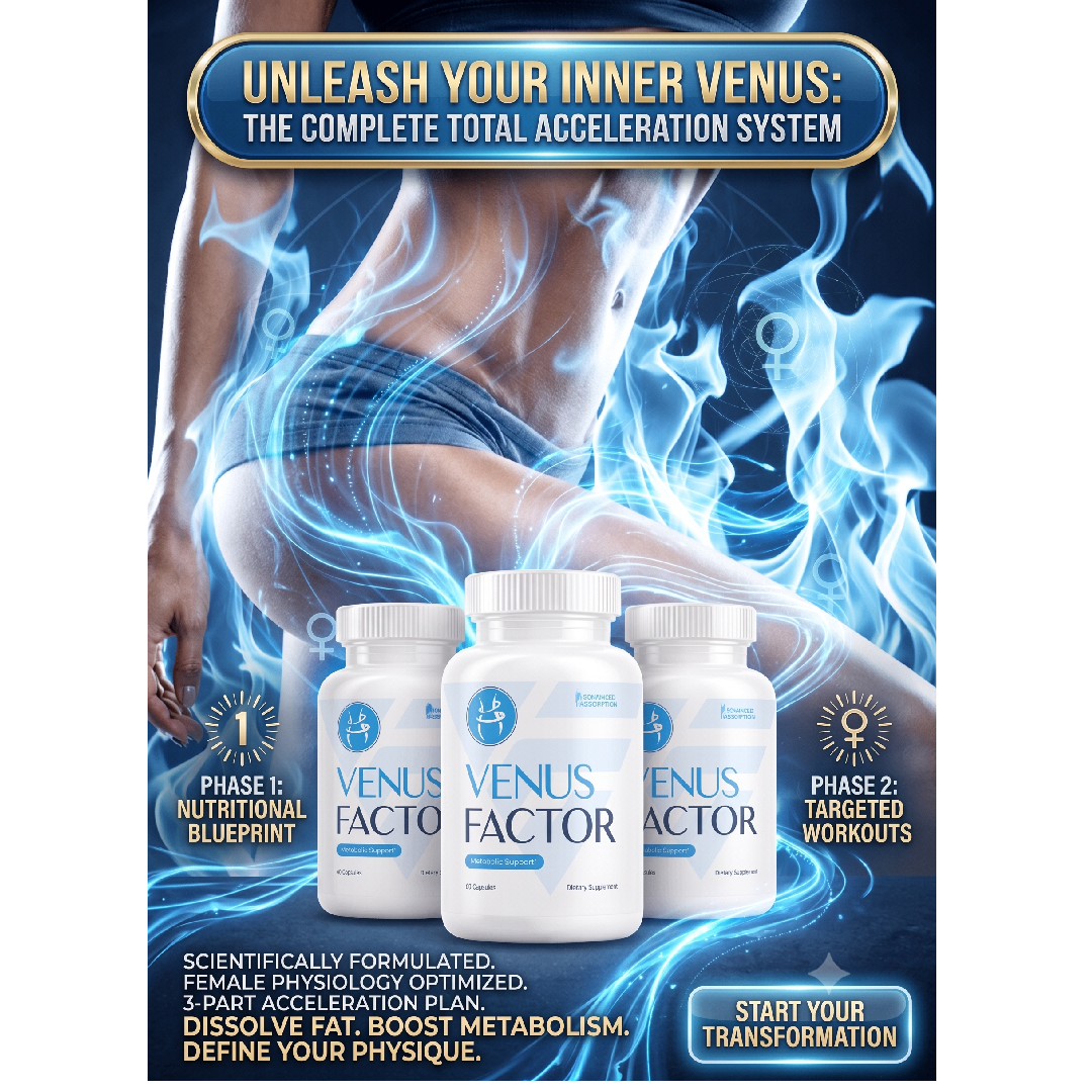Diagram showing how Venus Factor improves Leptin sensitivity